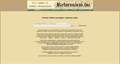Desktop Screenshot of biblia.biblia.hu